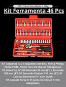 Maleta Skytur Conjunto de Ferramentas 46 Peças Encaixes - ENVIO IMEDIATO!!!